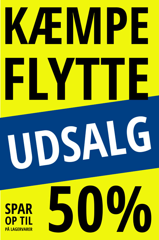 Flyttesalg hos Hoka i Sønderborg
