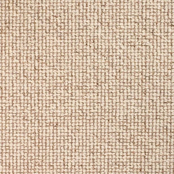 Gulvtppe Ege Quadro hvid/mrk beige