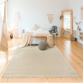 Uldt�ppe Munkebjerg Lys Beige