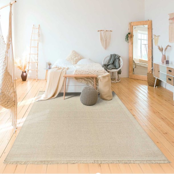 Uldt�ppe Munkebjerg Lys Beige