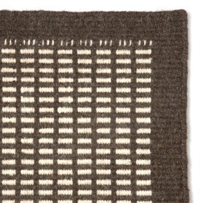 Kelim Uldt�ppe Luxor Coffee/White