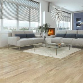 Wallmann 3-stavs parket i eg hvid