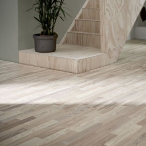 Wallmann 3-stavs parket i ask hvid